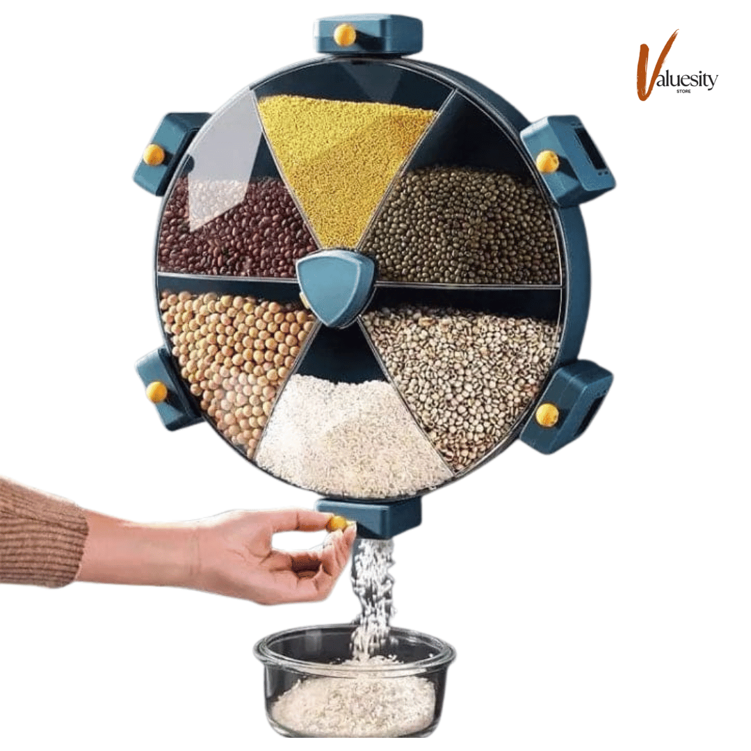 Rotatable Wall Mounted 6 in 1 Grids Grain Storage™ (IMPORTED)