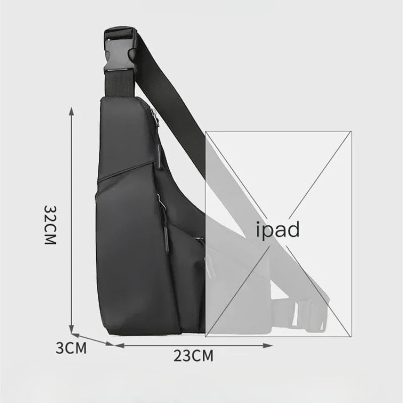 Anti Theft Close Fitting Chest Bag™ - (IMPORTED)